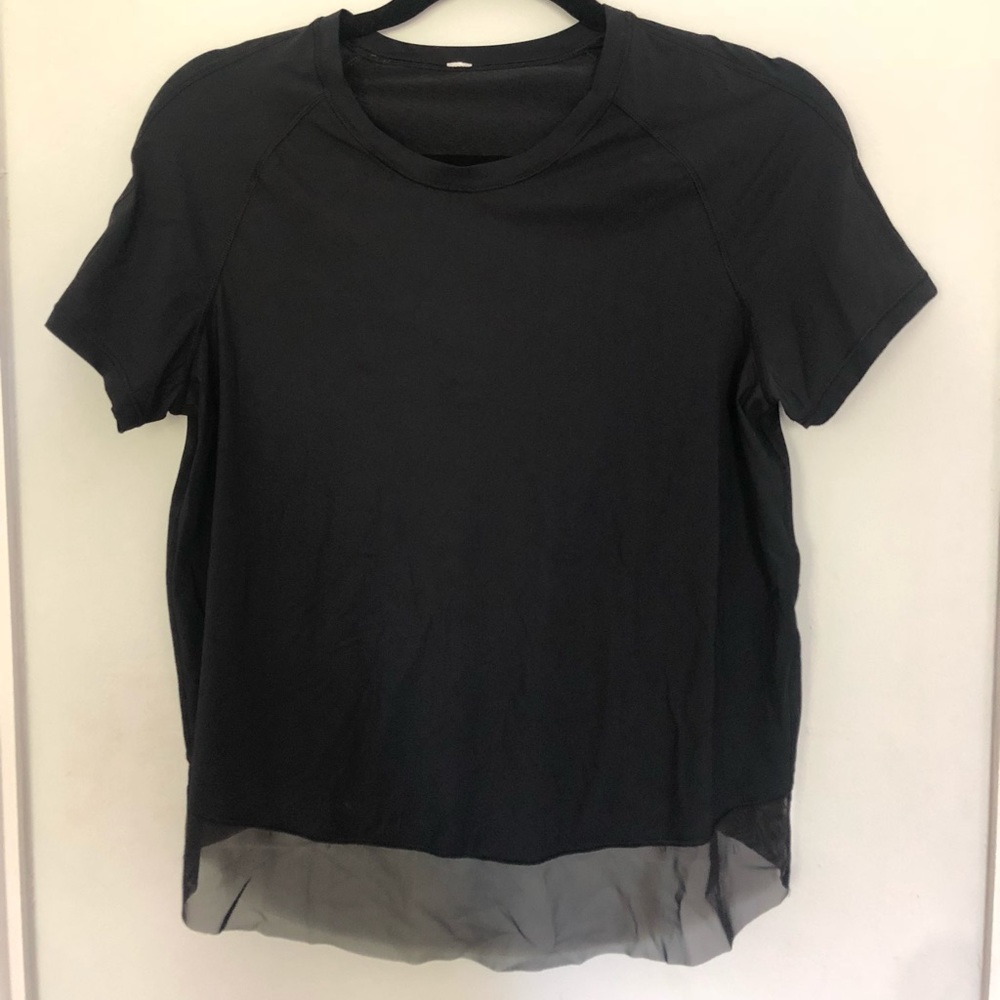 Lululemon Black Workout Tee
